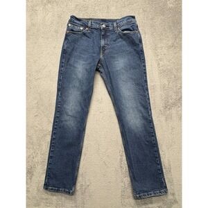 Levis 511 Jeans Mens Measured 30x27 Blue Denim Slim‎ Fit Stretch Tapered Leg